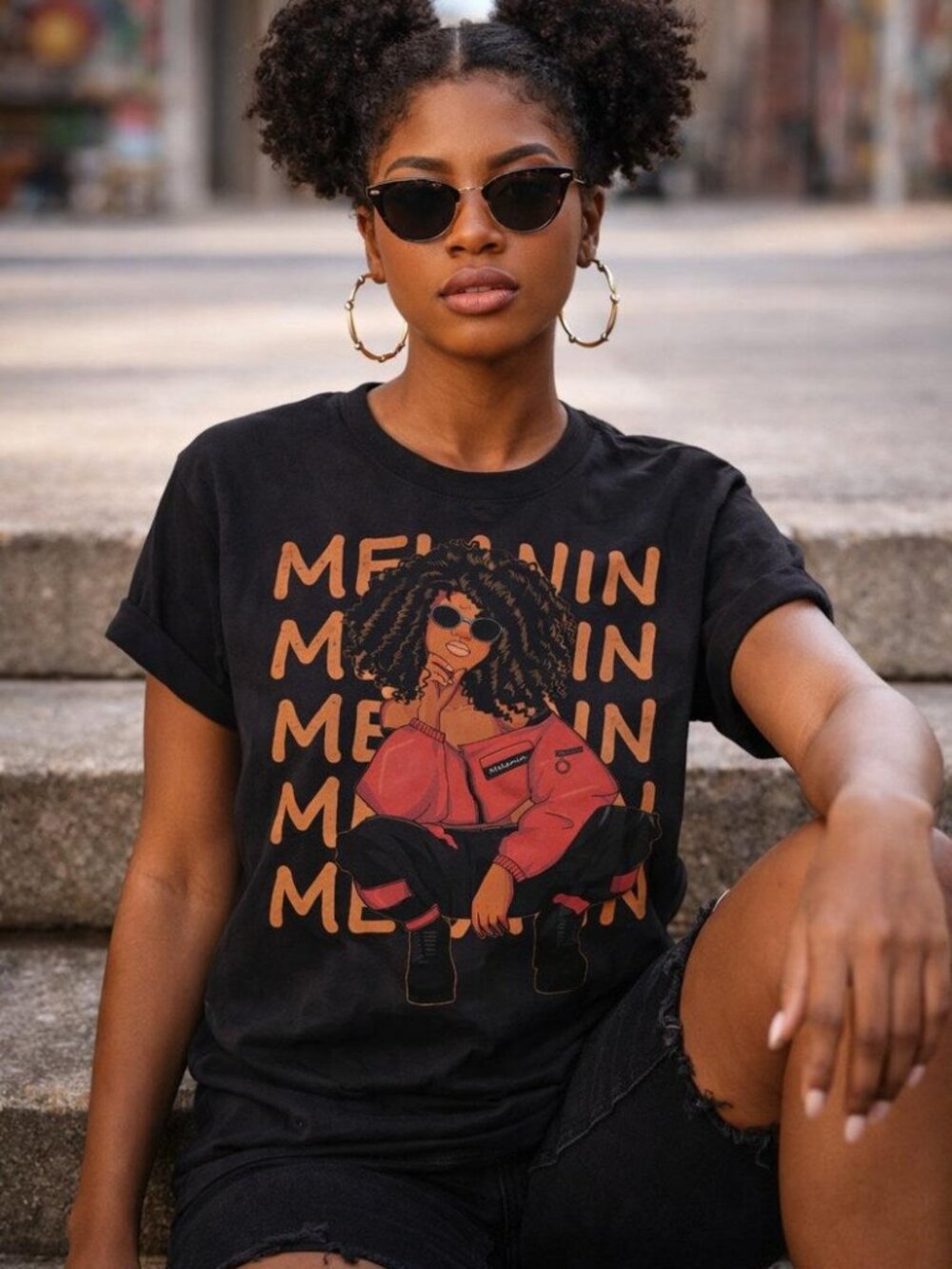 Melanin Women T-Shirt